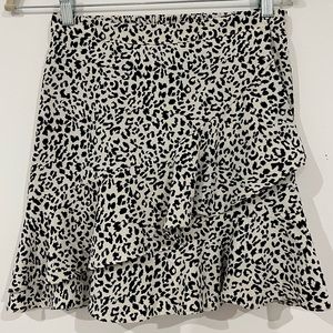 Leopard print skirt